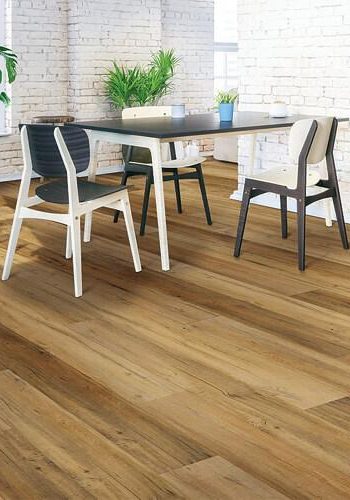 Laminate floors in dining room | Carpetland USA