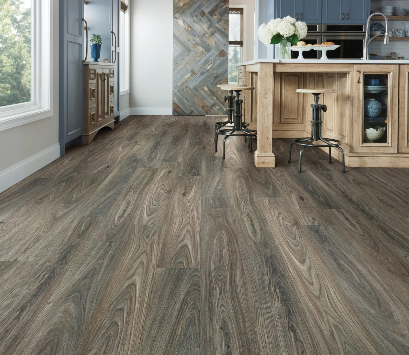 Luxury Vinyl Flooring in Kitchen | Carpetland USA