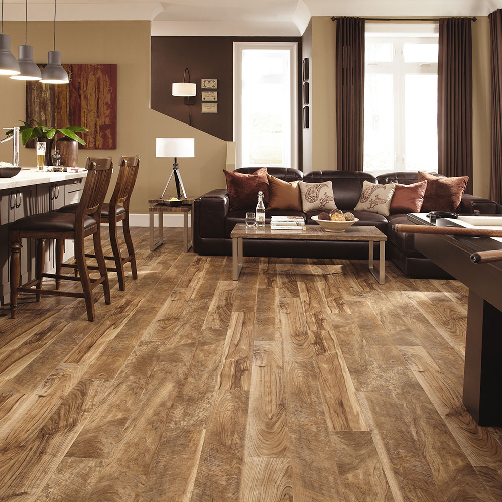 Luxury Vinyl Flooring in Living Room | Carpetland USA