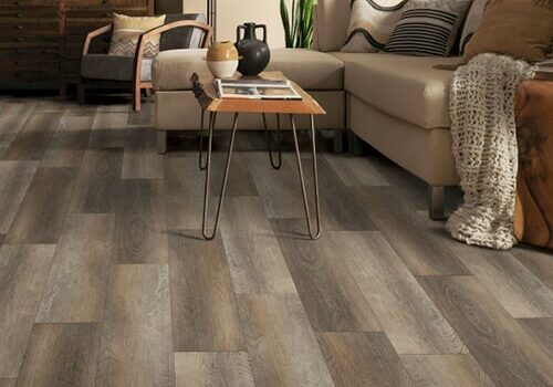 Luxury Vinyl Flooring in Living Room | Carpetland USA